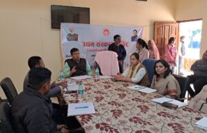 युवाओं को स्वरोजगार से जोड़ने 13 पंचायतों में;उद्यम संस्कार शिवि; का हुआ आयोजन कलेक्टर श्री सिंह की पहल पर हर बुधवार युवाओं को मिल रहा उद्यम स्थापना का मार्गदर्शन