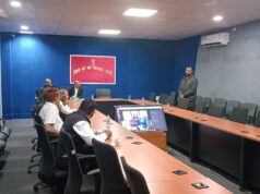 14 मार्च 2026 को आयोजित होने वाली नेशनल लोक अदालत के संबंध में दी न्यू इंडिया, ओरिएंटल, चोला मण्डलम, टाटा ए0आई0जी0 एवं एच.डी.एफ.सी. एवं बजाज ऐलियांज, इंश्योरेंस, बीमा कंपनी के अधिकारीगण एवं अधिवक्तागण एवं क्लेमेंट अधिवक्तागण के साथ आयोजित हुई बैठक