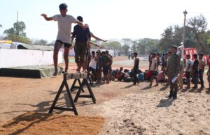 झिंझरी में सेना की अग्निवीर भर्ती रैली जारी युवाओं का हो रहा फिजिकल व मेडिकल टेस्ट