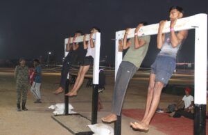 अग्निवीर भर्ती रैली में 785 युवाओं का हुआ फिजिकल व मेडिकल टेस्ट