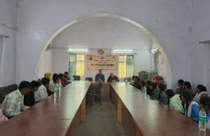 शहपुरा में छात्रावासों के छात्र नायकों की बैठक संपन्न