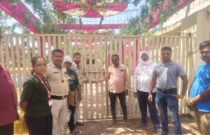 अनधिकृत मैरिज गार्डनों पर निगम की सख्त कार्रवाई जारी दिव्यांचल मैरिज गार्डन में की गई तालाबंदी